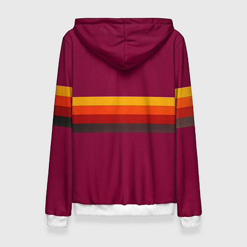 Женская толстовка Ретро автобус КАВЗ-685 поп-арт / 3D-Белый – фото 2