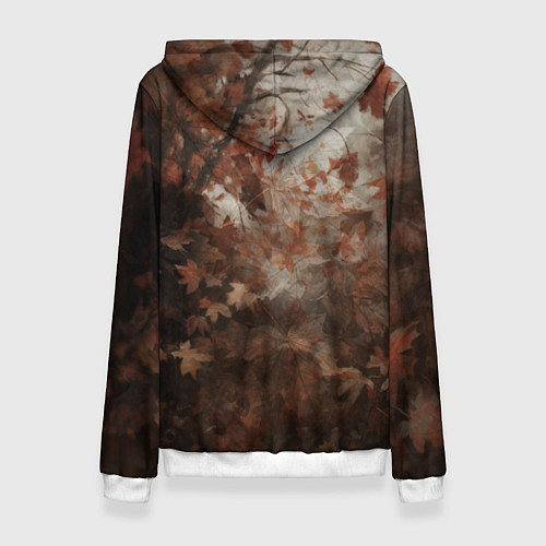 Женская толстовка Зайчишка в шарфе / 3D-Белый – фото 2