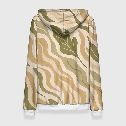 Женская толстовка Листопад / 3D-Белый – фото 2