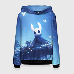 Толстовка-худи женская Игра Hollow Knight, цвет: 3D-черный