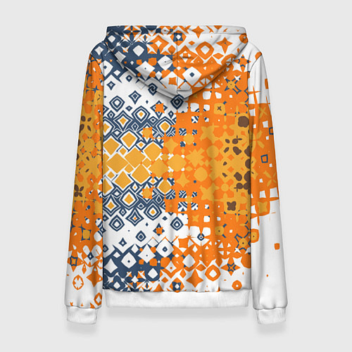 Женская толстовка Геометрические разводы / 3D-Белый – фото 2
