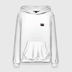 Толстовка-худи женская Mercedes amg, цвет: 3D-белый