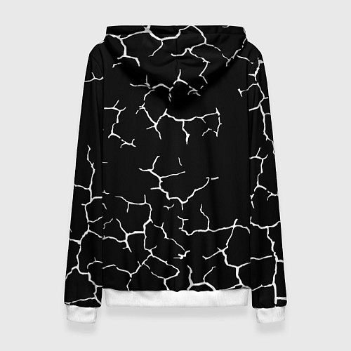 Женская толстовка Borussia черно белые / 3D-Белый – фото 2