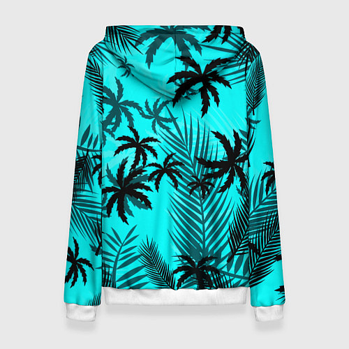 Женская толстовка Borussia неоновые тропики гта / 3D-Белый – фото 2