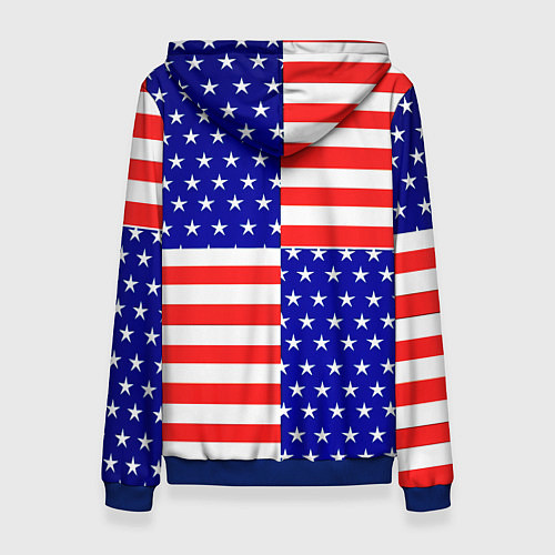 Женская толстовка Бавария Мюнхен сша паттерн / 3D-Синий – фото 2