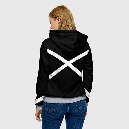 Женская толстовка Бавария Мюнхен полосы / 3D-Меланж – фото 4