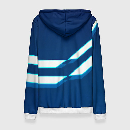 Женская толстовка Бавария Мюнхен геометрия / 3D-Белый – фото 2