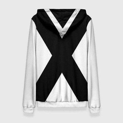 Женская толстовка Бавария Мюнхен полосы / 3D-Белый – фото 2