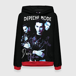 Толстовка-худи женская Dave Gahan Depeche Mode rose, цвет: 3D-красный