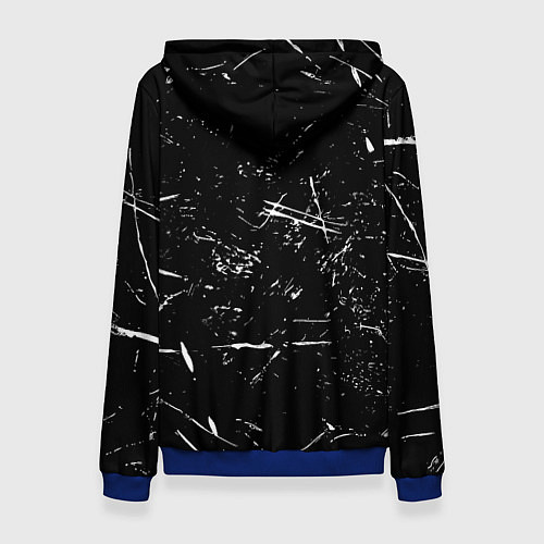 Женская толстовка Ювентус краски штрихи / 3D-Синий – фото 2