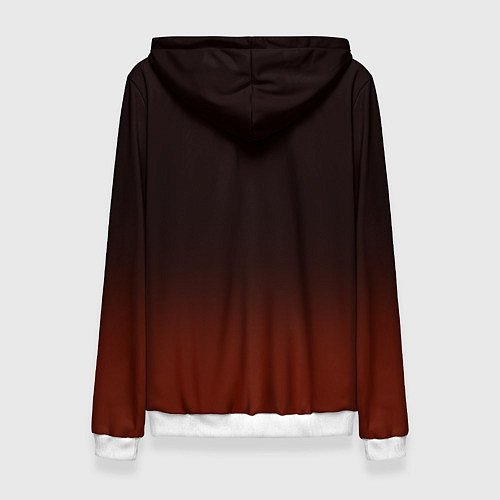 Женская толстовка Огненный конь 26 / 3D-Белый – фото 2