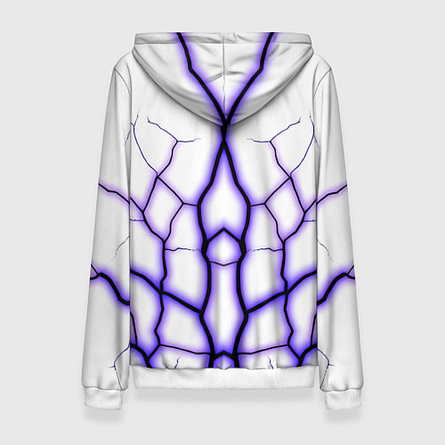 Женская толстовка Color white purple / 3D-Белый – фото 2