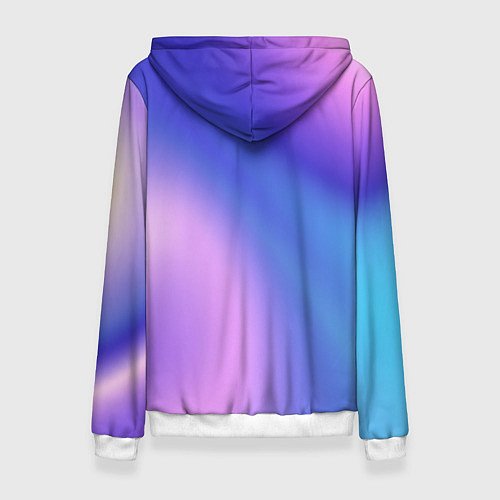 Женская толстовка Color multicolored gradient / 3D-Белый – фото 2
