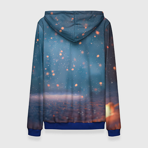 Женская толстовка Игрушечная лошадка 2026 / 3D-Синий – фото 2