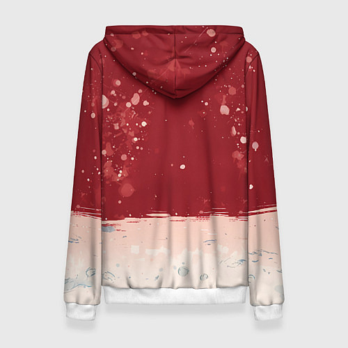 Женская толстовка Лошадка в новогодних сапогах / 3D-Белый – фото 2