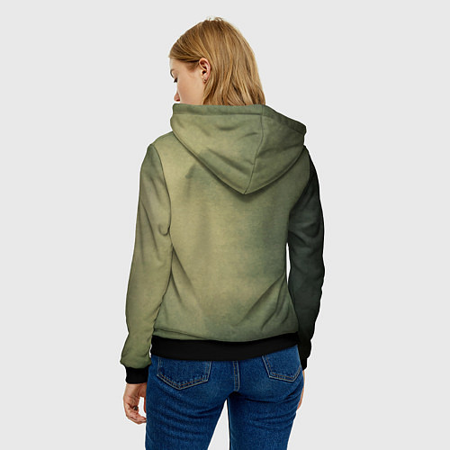 Женская толстовка Эльф в режиме энергосбережения / 3D-Черный – фото 4