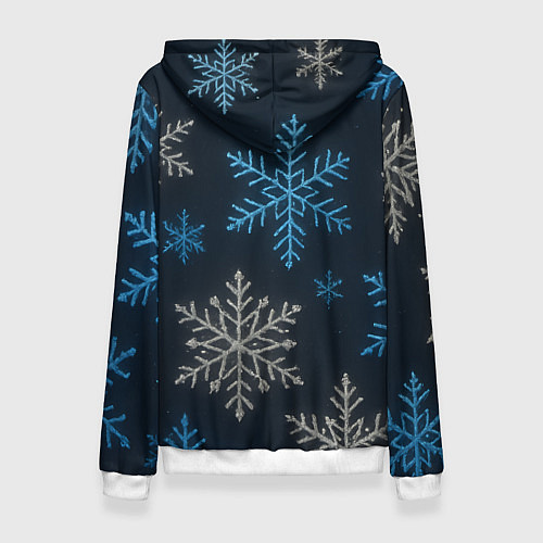 Женская толстовка 10 баллов за стол - довольный Санта / 3D-Белый – фото 2