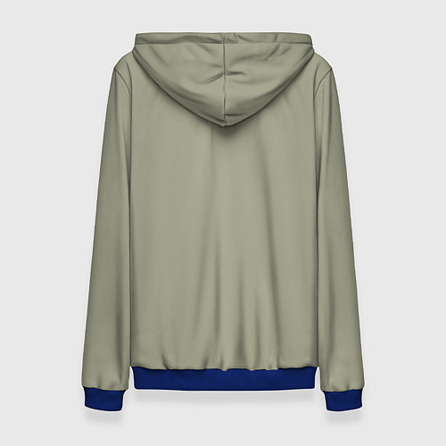 Женская толстовка Кот собственник / 3D-Синий – фото 2