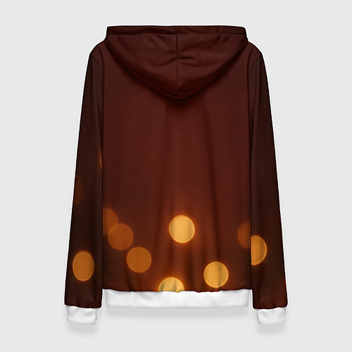 Женская толстовка Надпись попрошу у деда Мороза антидепрессанты / 3D-Белый – фото 2