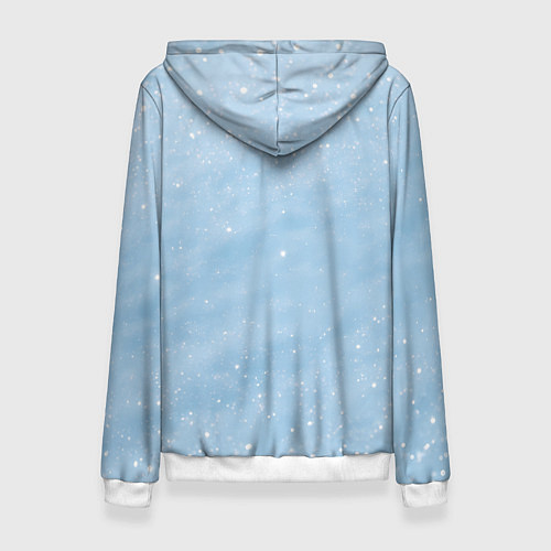 Женская толстовка Грустный снеговик - пора на смену / 3D-Белый – фото 2