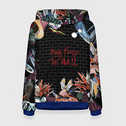 Толстовка-худи женская Pink Floyd: The Wall, цвет: 3D-синий