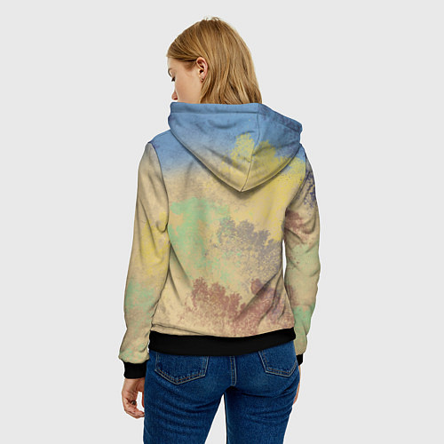 Женская толстовка One Piece / 3D-Черный – фото 4