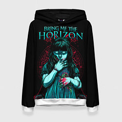 Толстовка-худи женская BMTH: Zombie Girl, цвет: 3D-белый