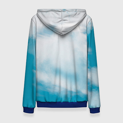 Женская толстовка Эндуро / 3D-Синий – фото 2