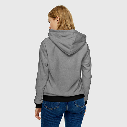 Женская толстовка Дэвид Боуи / 3D-Черный – фото 4