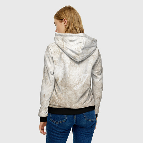 Женская толстовка Сталин байкер / 3D-Черный – фото 4