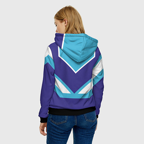 Женская толстовка Сладкая Настя / 3D-Черный – фото 4