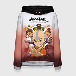 Толстовка-худи женская Avatar: The last airbender, цвет: 3D-меланж