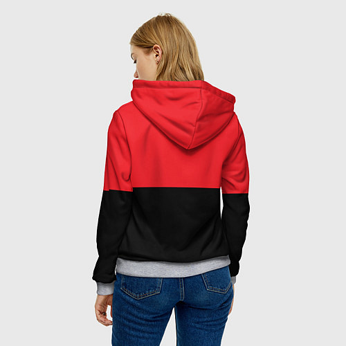 Женская толстовка Ali Boxing / 3D-Меланж – фото 4