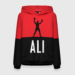 Толстовка-худи женская Ali Boxing, цвет: 3D-черный