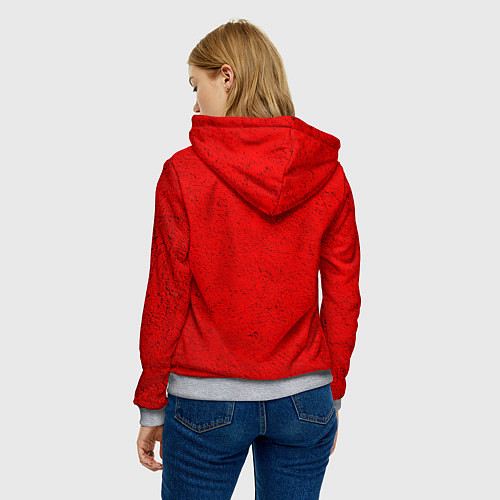 Женская толстовка Bayern FC / 3D-Меланж – фото 4