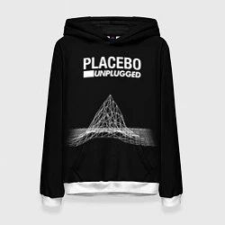 Толстовка-худи женская Placebo: Unplugged, цвет: 3D-белый