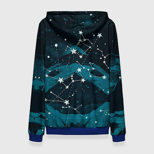 Женская толстовка Chemical Brothers: Space / 3D-Синий – фото 2