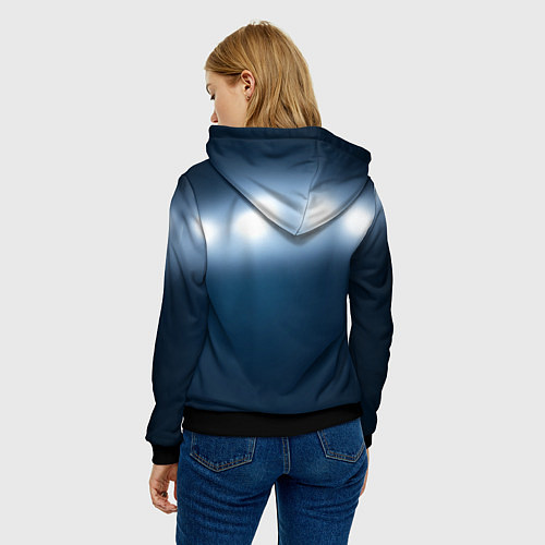 Женская толстовка Волейбол 4 / 3D-Черный – фото 4