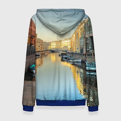 Женская толстовка Питер / 3D-Синий – фото 2