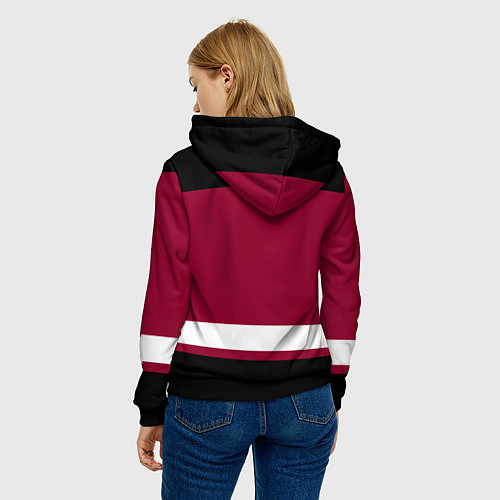 Женская толстовка Arizona Coyotes / 3D-Черный – фото 4