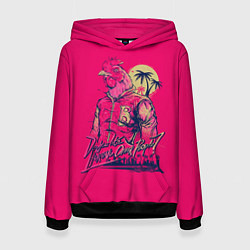 Толстовка-худи женская Hooking Over People?, цвет: 3D-черный