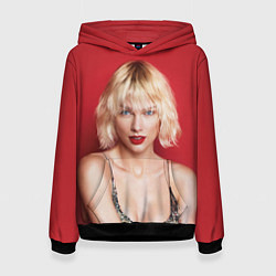 Толстовка-худи женская Taylor Swift, цвет: 3D-черный