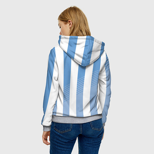 Женская толстовка Сборная Аргентины: ЧМ-2018 / 3D-Меланж – фото 4