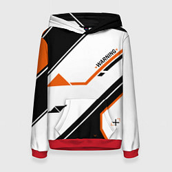 Толстовка-худи женская CS:GO Asiimov P250 Style, цвет: 3D-красный