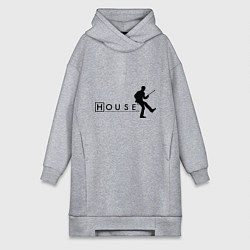 Женское худи-платье House MD, цвет: меланж