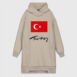 Женская толстовка-платье Turkey