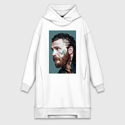 Женское худи-платье Том Харди Ван Гога, цвет: белый