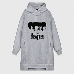 Женская толстовка-платье The Beatles: Faces