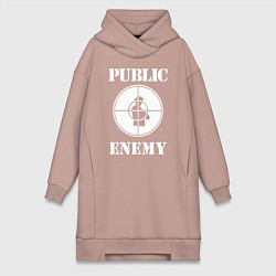Женская толстовка-платье Public Enemy