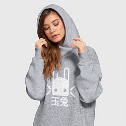 Женское худи-платье Destiny Rabbit, цвет: меланж — фото 2